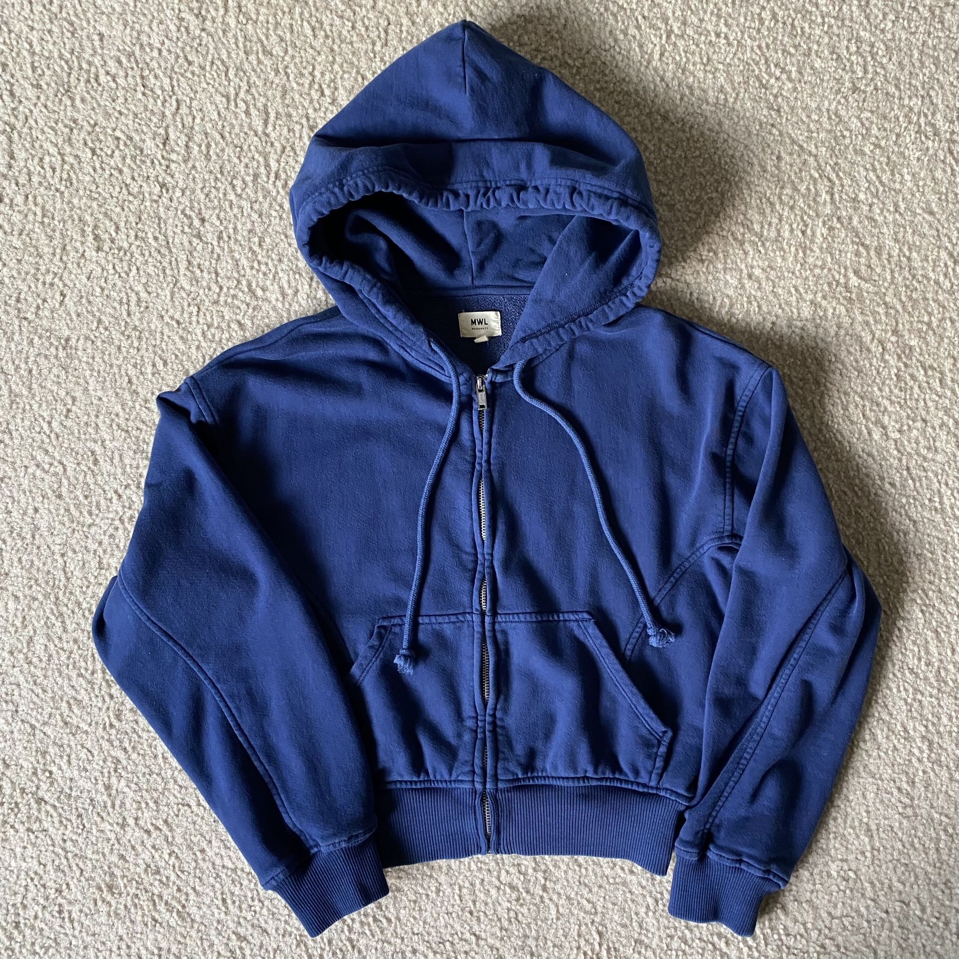 Madewell Terry Zip-Front Hoodie