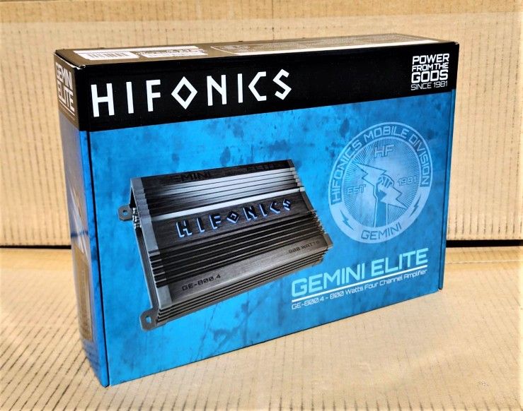 Gemini Elite Series Power Amplifier 4 Channel Speaker System 800 Watts GE-800.4 🚨 Payment Options Available 🚨 No Credit Needed 🚨