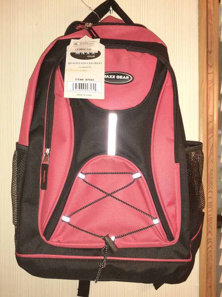 Nice Heavy Duty Strong Back Pack With Extra Padding On The Straps And On The Back Part As Well For More Back Support And Comfort