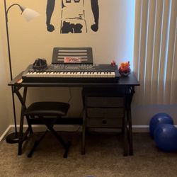 Desk And Side Table 