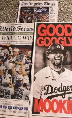 ⚾️ 2025 Dodgers World Series Los Angeles Times Newspaper