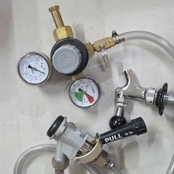Taprite CO2 Regulator, Beer Tap and CO2 Tank