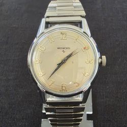 VTG Wadsworth 305 Men's Manual Red Arrow 34mm 17 Jewels Watch Swiss RUNS