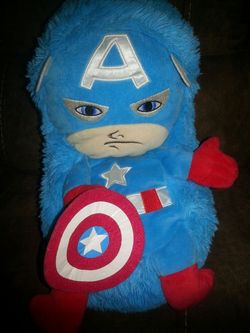 Captain America Hideaway Pet Pillow 5"
