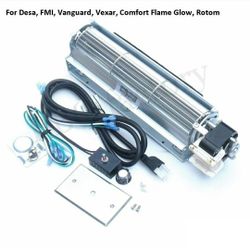 Fireplace blower kit