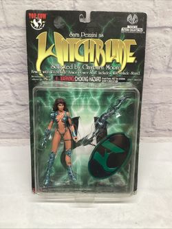 MOC Sara Pezzini WitchBlade Aqua Variant Action Figure Clayburn Moore Top Cow