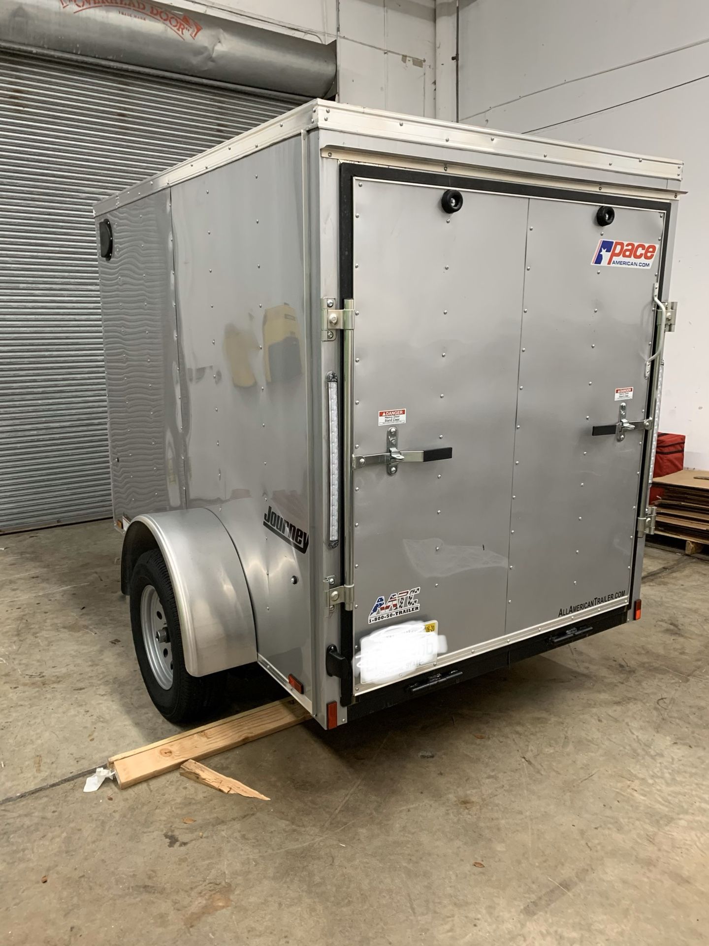 2019 5x8 Enclosed Trailer -Journey