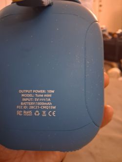 Tune Mini Portable Bluetooth Speaker Blue