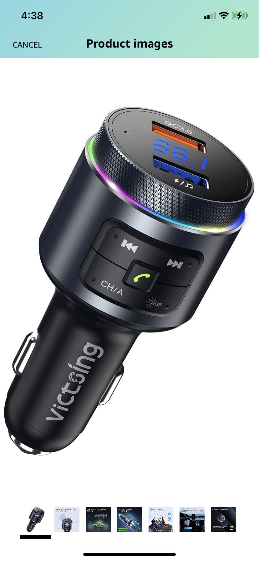 NEW FM Transmitter New Bluetooth TWO MICROPHONE