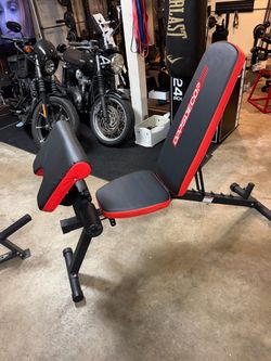 Adjustable bench with preacher