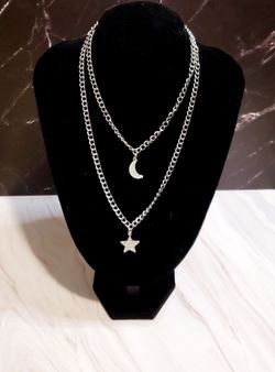 Crescent Star Necklace Set by RDJewels