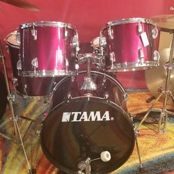Drum Set Tama 5pc Complete Set 
