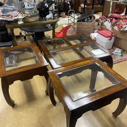 Coffee Table With 2 End Tables