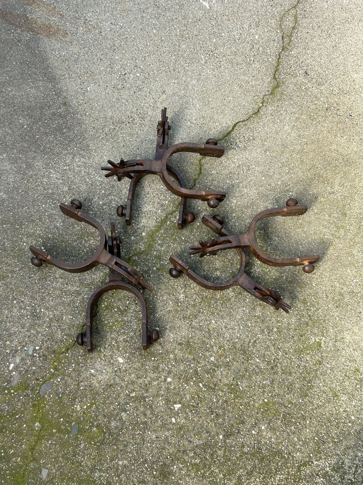 Antique Mexican Charro Spurs, Western Memorabilia. $35 Each Pir