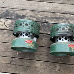Coleman white gas heaters