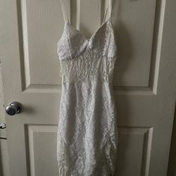 NEVER USED White Lace Dress