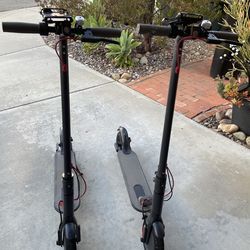 Two Electric Scooters for Sale