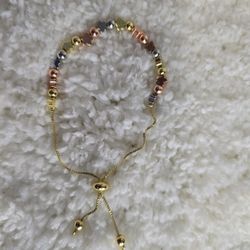 Ella Star-Light Push Pull Bracelet Luxurious 18K Gold-plated 