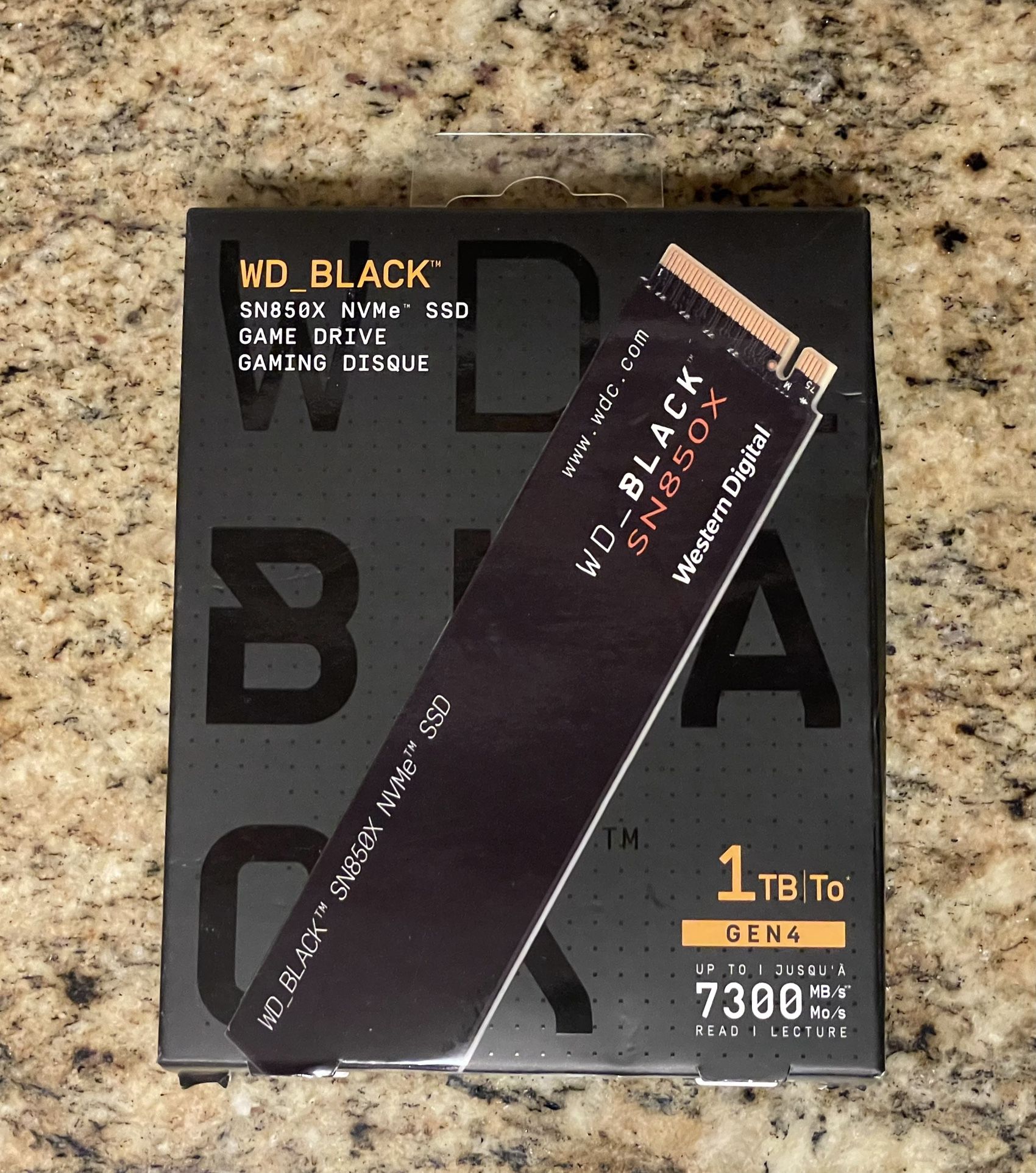 WD_BLACK SN850X 1TB NVMe Game Mode 2.0 SSD