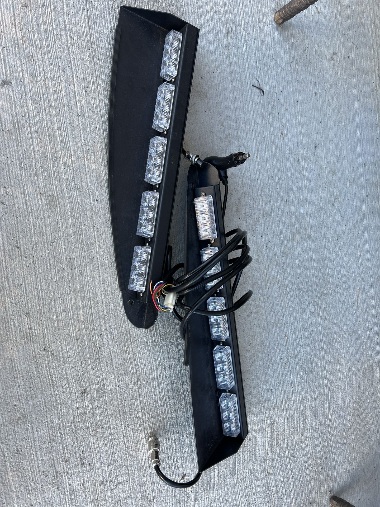 Emergency Blue Lights Cigarette Plus Connector