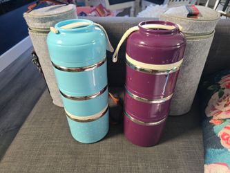 Insulated Bento Lunch Box with Lunch Bag and 3 Extra Seals, Leakproof Food Container for Work, Travel, Meal Prep