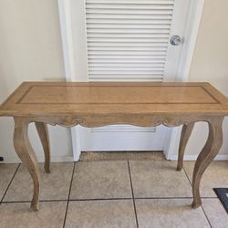 Light Wood Console / Sofa Table