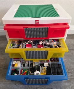Lego Storage Drawer Organizer Full of Legos