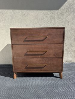 New 3 Drawer Brown Dresser/ Built 