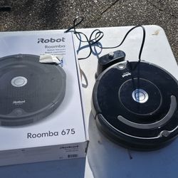 iRobot Roomba 675 — Robot Vacuum, Used but Works, Includes Box & Dock