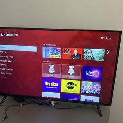 42.5-inch 4K UHD HDR Smart LED TV with built-in Roku functionality