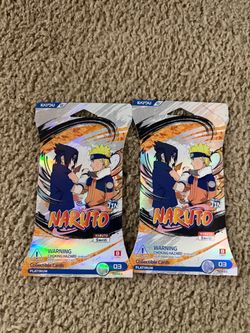 Kayou Naruto Collectible Cards Chapter Jin Series 03 Platinum Booster Packs