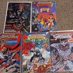 Shadowhawk 5 Comic Book Lot SuperHero Supreme 