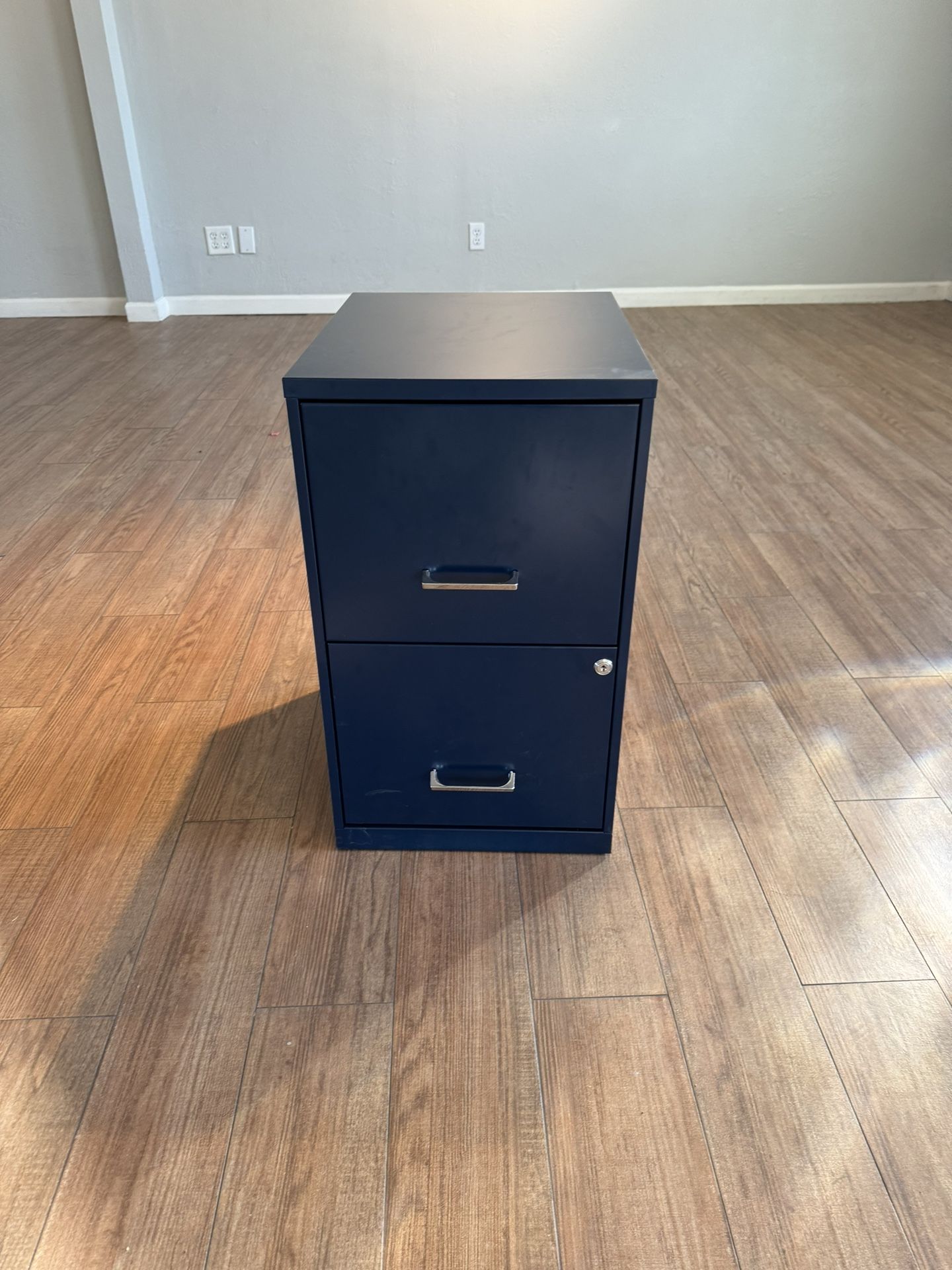 Blue File Cabinet