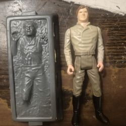 1984 Kenner Vintage Star Wars Han Solo Frozen In Carbonite Figure Rare Last 17 