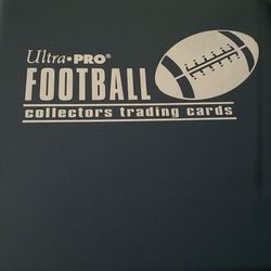 Full binder of random nfl cards