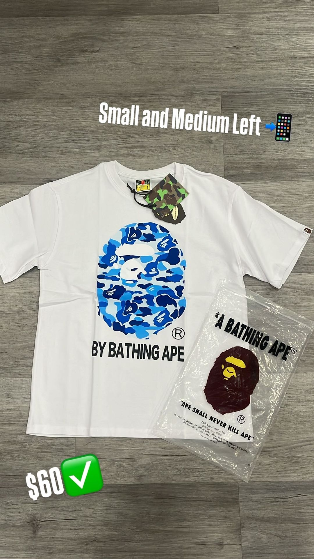 Bape ABC Blue Ape T-Shirt