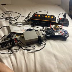 Mini Nintendo, Atari, Mortal Kombat, Disney Infiniti, used items