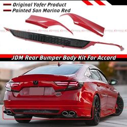 Yofers Rear Diffuser In MARON RED