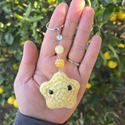 Crochet Star Keychain