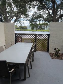 Outdoor table and chairs
