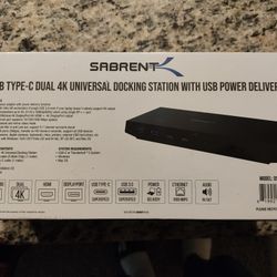 Sabrent 4k Dual Docking Station 