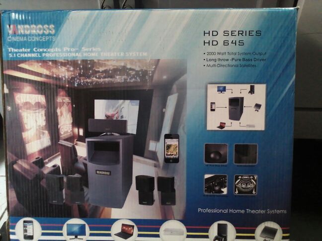Vandross Cinema Concepts HD Series HD 645 Professional Home Theater System
