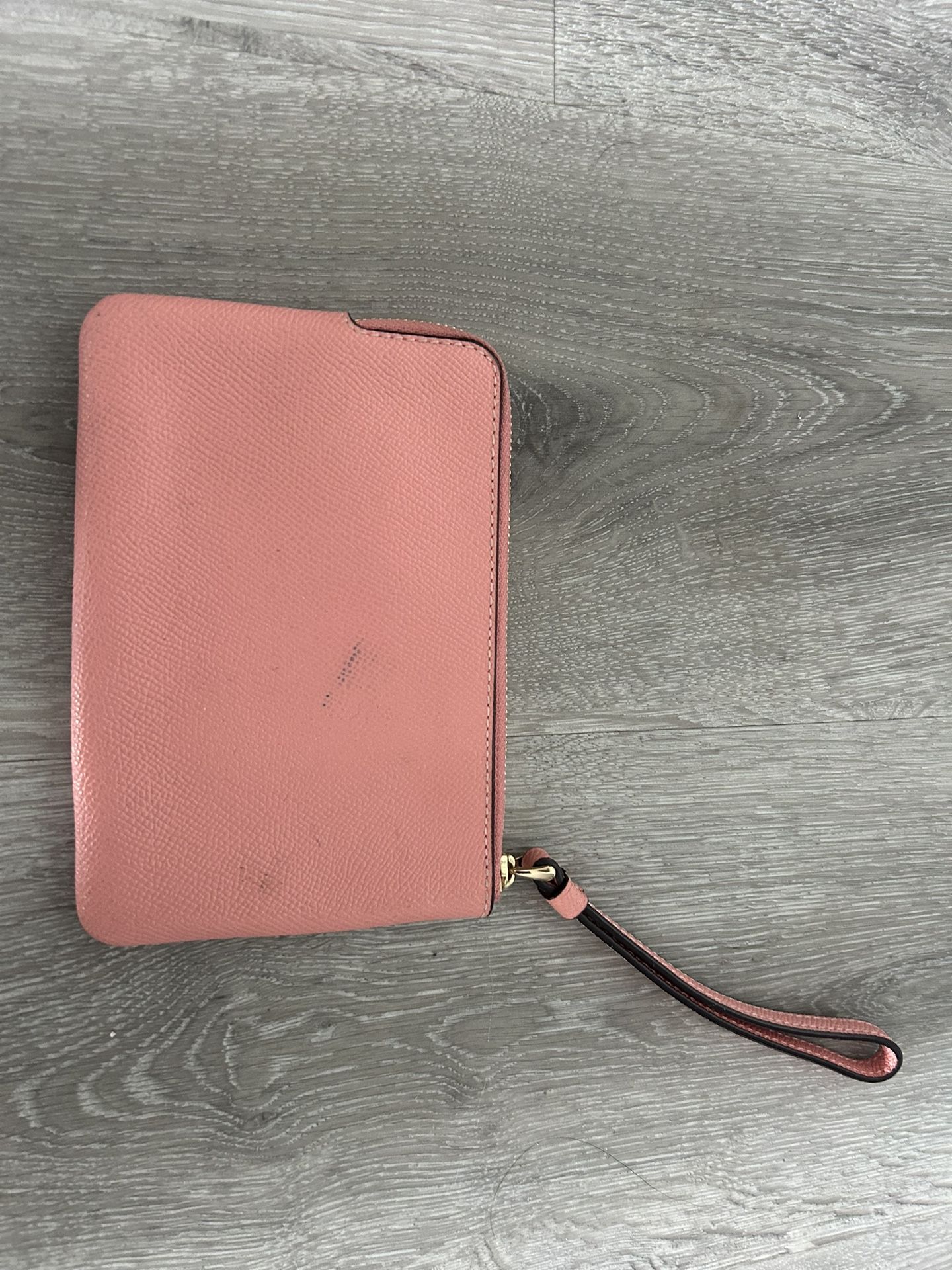 Pink Coach Mini Wallet/ Clutch 