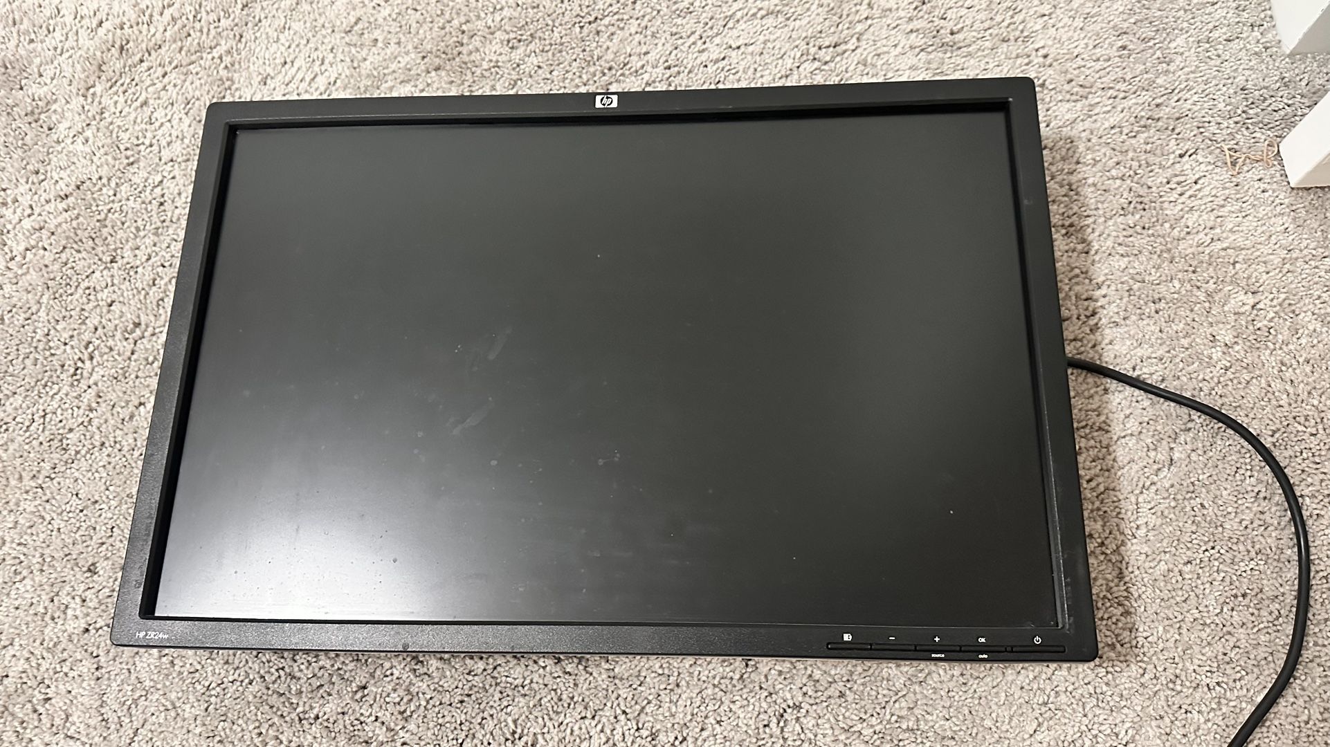 24" HP VM633A ZR24W HSTND-2811-T WIDESCREEN LCD 1920x1200 60Hz BLACK MONITOR