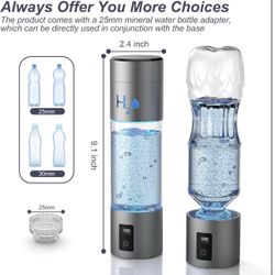 9.5oz High-grade Portable Hydrogen Water Bottle