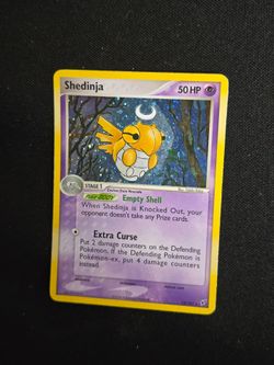 Shedinja - EX Deoxys Pokemon Card Swirl