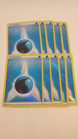 Pokémon Water Basic Energy Cards