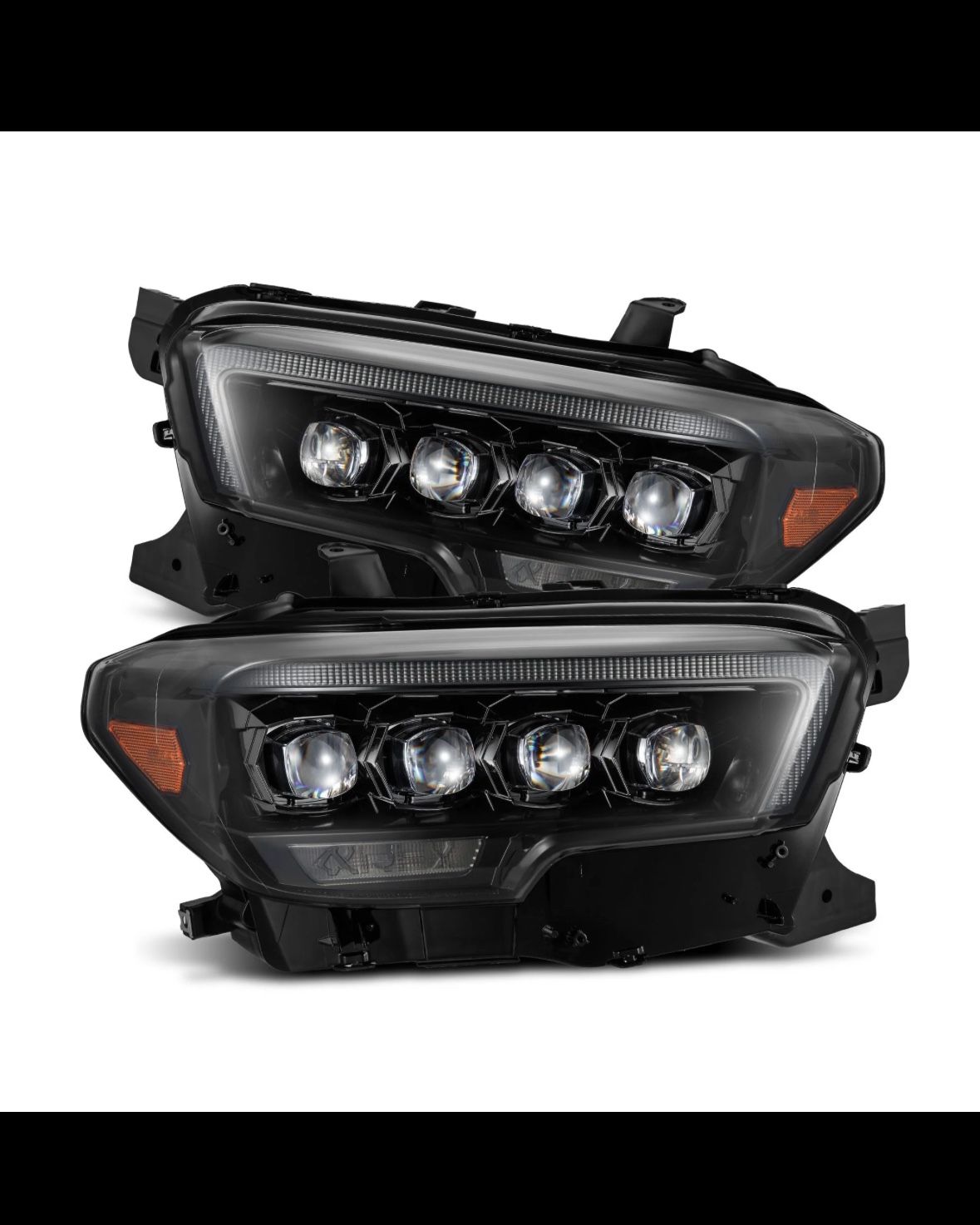 16-23 Toyota Tacoma MK II NOVA-Series LED Projector Headlights Alpha-Black