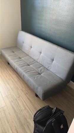 BALKARP Sleeper sofa, Vissle gray