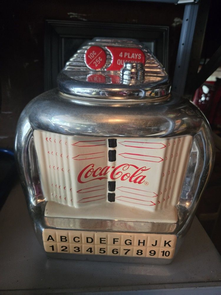 Ceramic Coca Cola Cookie Jar